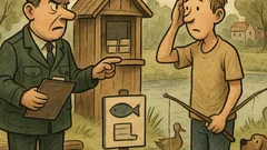 Witz: „Junger Mann, nur mit Erlaubnisschein!“