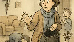 Witz: Schlüssel in der Handtasche verloren