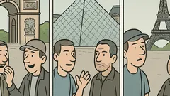 Witz: Ein Amerikaner macht Tour durch Paris