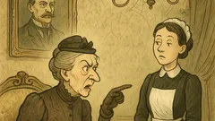 Witz: „Minna, woher die Spinnweben?“